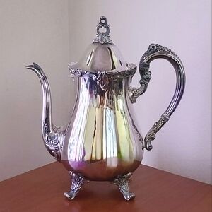 Vintage Reed & Barton El Greco Silverplate Coffee Pot 1950